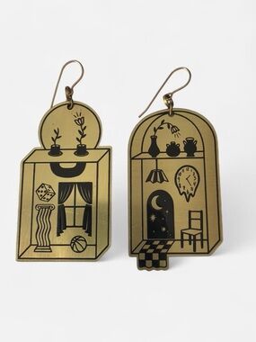 While Odin sleeps earrings